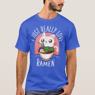 Kärlek Ramen Japansk Noodles Shirt Kawaii Anime Ca T