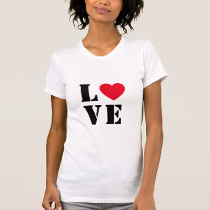 Kärlek,Red Heart Women's Bra Jersey T-Shirt