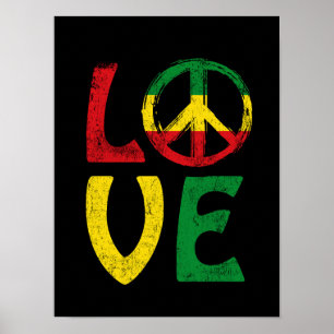 Kärlek reggae, Poster musikfredssymbolreggae