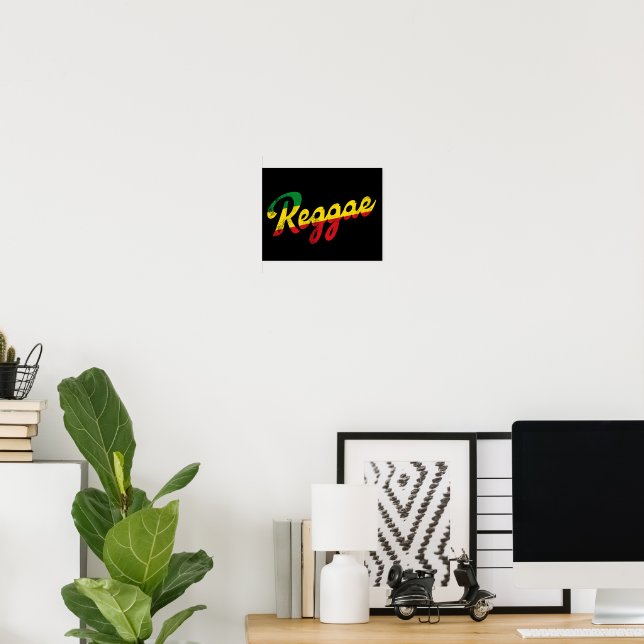 Kärlek reggae, Poster musikfredssymbolreggae (Hemmakontoret)