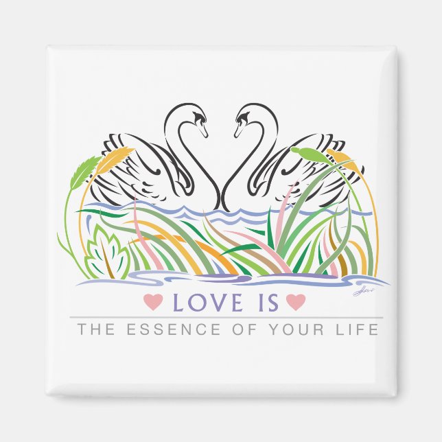 Kärlek Regler Magnet (Framsidan)