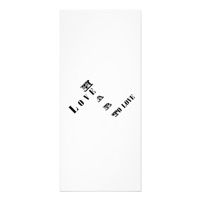 Kärlek Reklamkort (Framsidan)