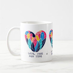 Kärlek, ren och sann kaffemugg