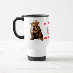 Kärlek - Resemugg för Hund av pepparkaffin