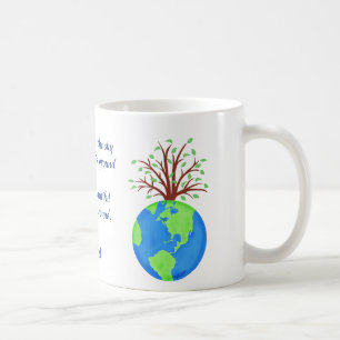 Kärlek respekterar jorden Dikt och Personligen Nam Kaffemugg