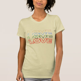 Kärlek - Retro Classic Rosa Edition T-Shirt