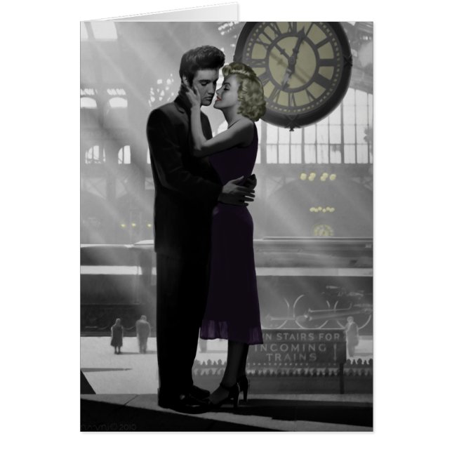 Kärlek retur hälsningskort (Framsidan)