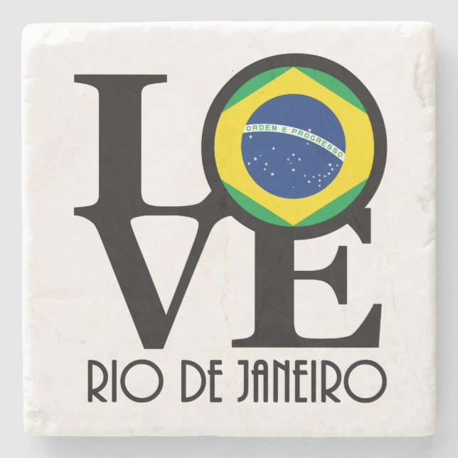 KÄRLEK Rio de Janeiro Stenunderlägg (Framsidan)