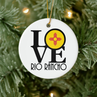 KÄRLEK Rio Rancho Julgransprydnad Keramik
