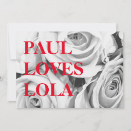 KÄRLEK ro rosa Blommor bouquet, bakgrund Julkort