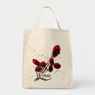 Kärlek Ro Tote Bag Tygkasse