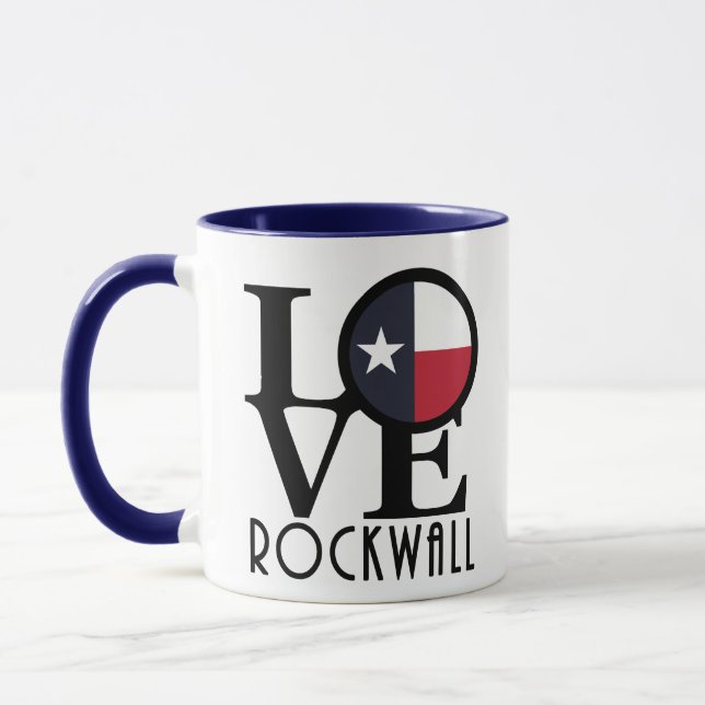 KÄRLEK Rockwall Texas Mugg (Vänster)