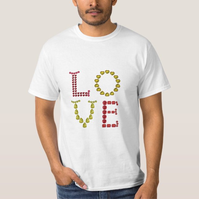 Kärlek, Röda och Gult T Shirt (Framsida)