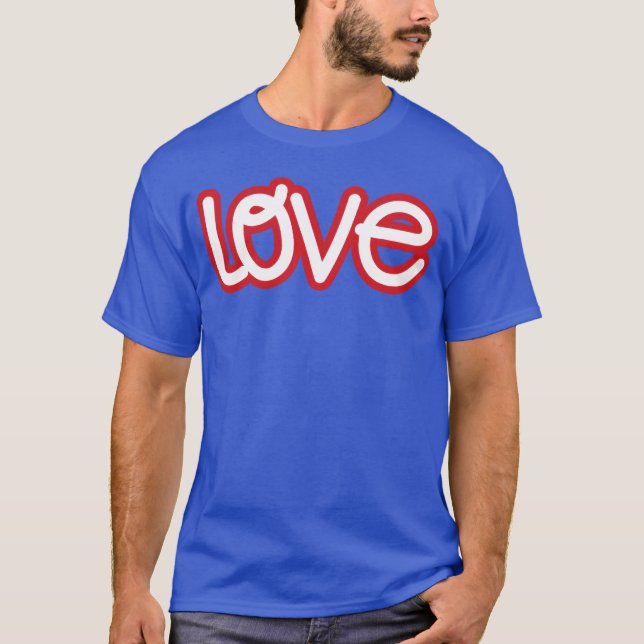 Kärlek rolig 2 t shirt (Framsida)