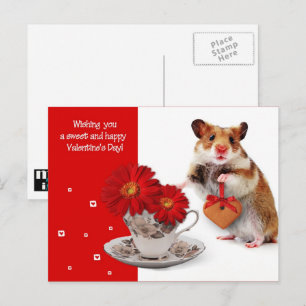 Kärlek. Roligt Valentindagen vykort