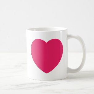 Kärlek Romantic Red Heart Mugg