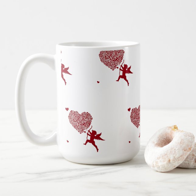 Kärlek & Romantik - Alla hjärtans dag Speciell Kaffemugg (Med munk)