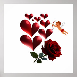 Kärlek & Romantik - Alla hjärtans dag Speciell Poster