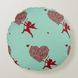 Kärlek & Romantik - Alla hjärtans dag Speciell Rund Kudde