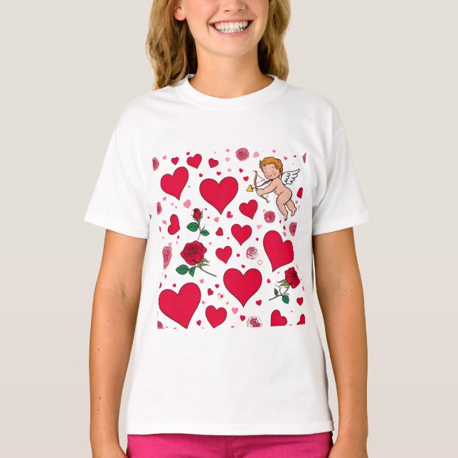 Kärlek & Romantik - Alla hjärtans dag Speciell T Shirt (Framsida)