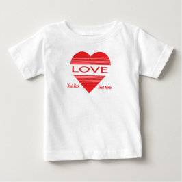 Kärlek & Romantik Konceptdesign med Hjärt Element T Shirt