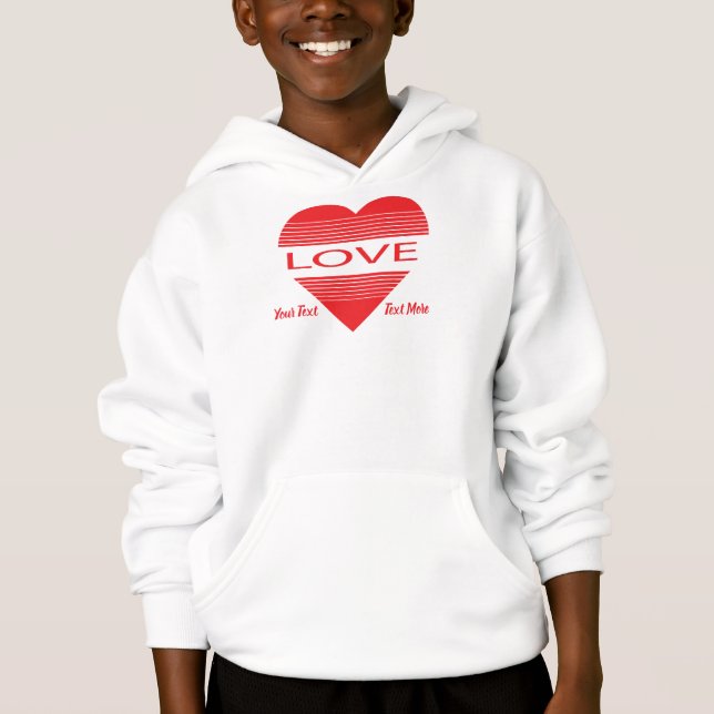Kärlek & Romantik Konceptdesign med Hjärt Element T Shirt (Framsida)