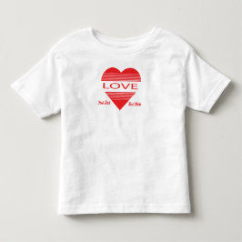 Kärlek & Romantik Konceptdesign med Hjärt Element T Shirt