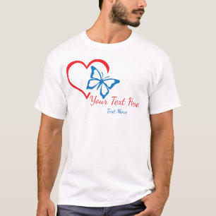 Kärlek & Romantik konceptdesign med hjärtelement T Shirt