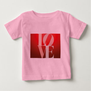 Kärlek Romantik Red Rosa Tee Shirt