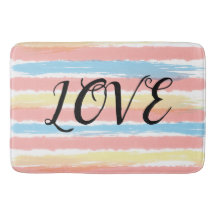 Kärlek Rosa Blue Gult Rand