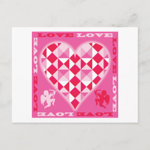 Kärlek (Rosa Diamond) Vykort