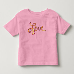 Kärlek Rosa Glamvatteninspiration Art Tee Shirts