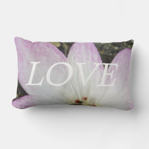 kärlek , Rosa Lilly, blominspiration Lumbarkudde