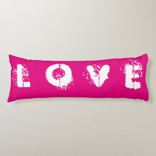 KÄRLEK Rosa-organet Pillow Kroppskudde