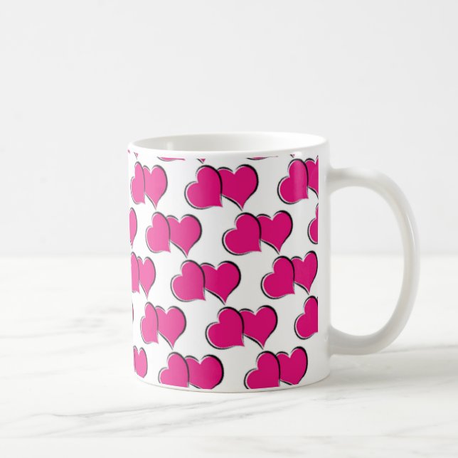 Kärlek rosa vid mugg (Höger)