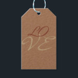 Kärlek Rose Guld Färg Kalligrafi Skrift Presentetikett<br><div class="desc">Du kan enkelt ändra typsnitt och färger. Du kan också lägga till din logotyp och bakgrundsbilden som du vill.</div>