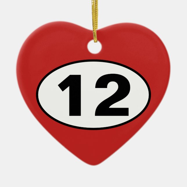 Kärlek Rt. 12 Yttre Banker Julgransprydnad Keramik (Framsidan)