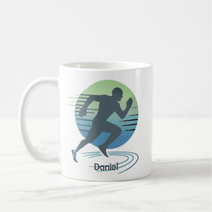 Kärlek Running Marathon Competitive Springer Anpas Kaffemugg