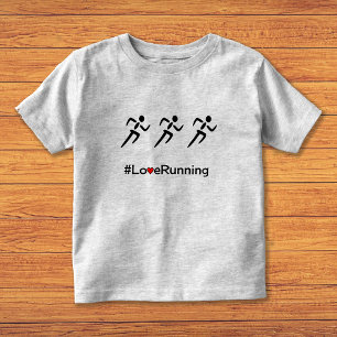 Kärlek Running-slogan-springer Tröja