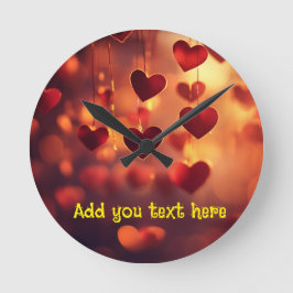 "Kärlek runt klotet" - Anpassadets väggklocka