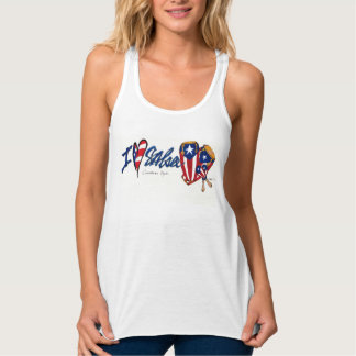 Kärlek salsa linne med racerback 