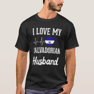 Kärlek salvadoransk make flagga El Salvador Salvad T Shirt