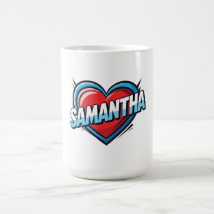 Kärlek Samantha Kaffemugg