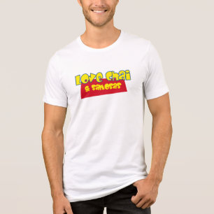 kärlek samosas lustigt desi indian t-shirt design