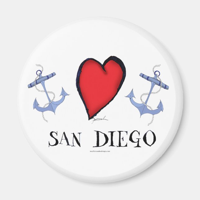 kärlek san diego magnet (Framsidan)