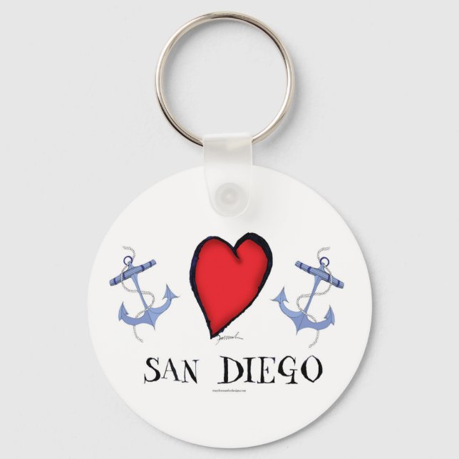 kärlek san diego nyckelring (Framsida)