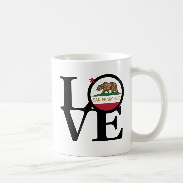 KÄRLEK San Francisco 11oz Mugg (Höger)