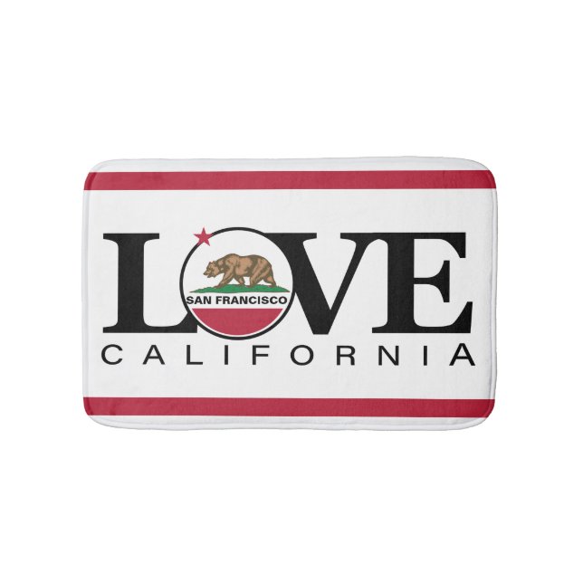 KÄRLEK San Francisco Bath Mat Badrumsmatta (Framsidan)