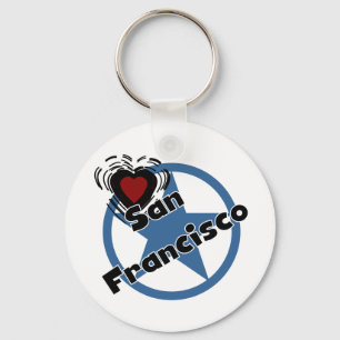 Kärlek San Francisco Nyckelring