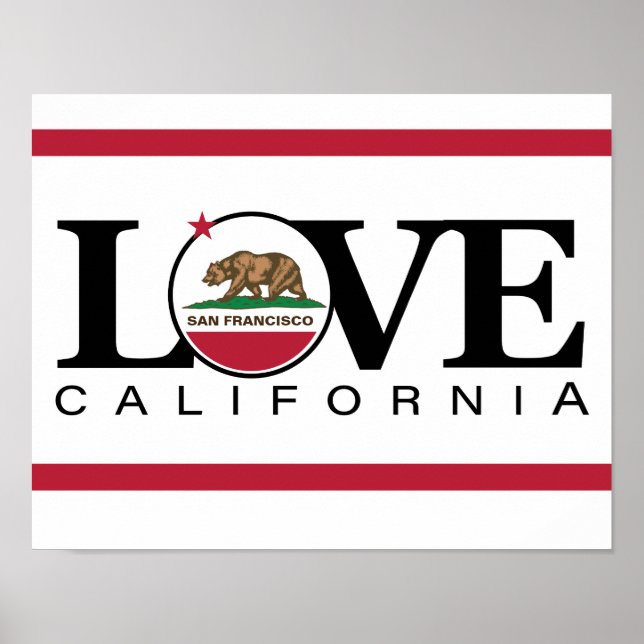 KÄRLEK San Francisco Poster (Framsidan)